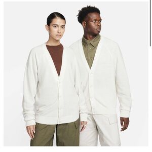 Nike‎ White Dri-Fit Cardigan